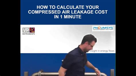 Compressed Air Leak Calculator